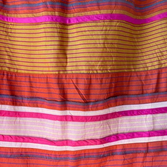 dosa by Christina Kim at La Garçonne Silk Striped Skirt - Picture 9 of 14